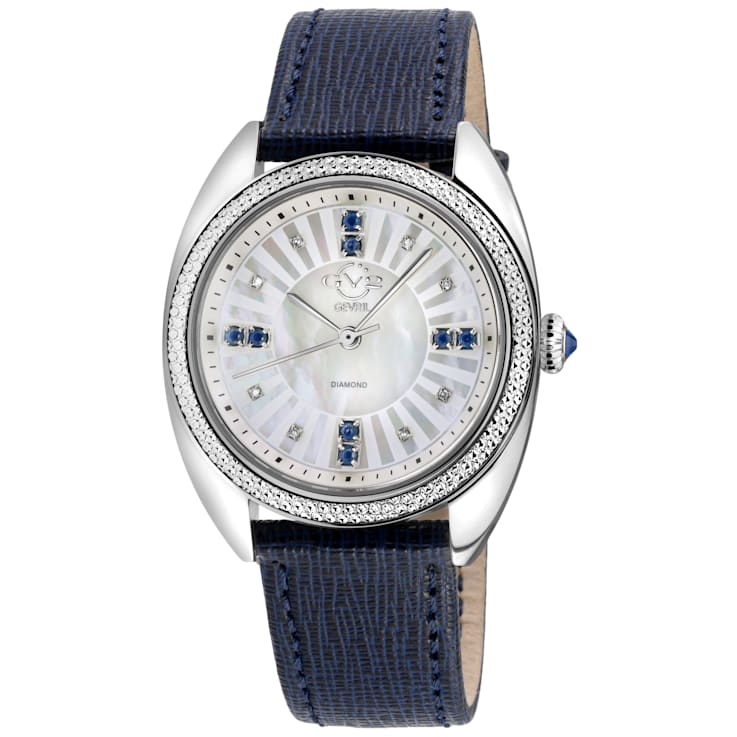 GV2 13101 Palermo Swiss Quartz Diamond Gemstone Watch