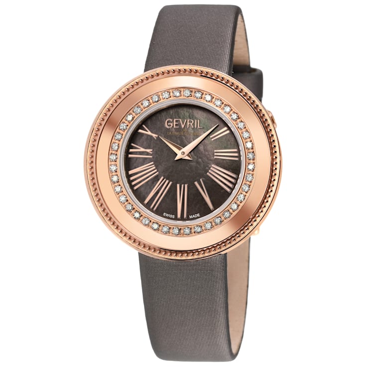 Gevril 12152 Women's Gandria Swiss Quartz Diamond Watch