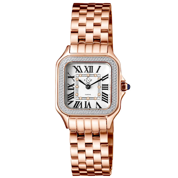 GV2 Milan Women s Silver Dial IPRG Stanless Steel Watch 1C9LHA