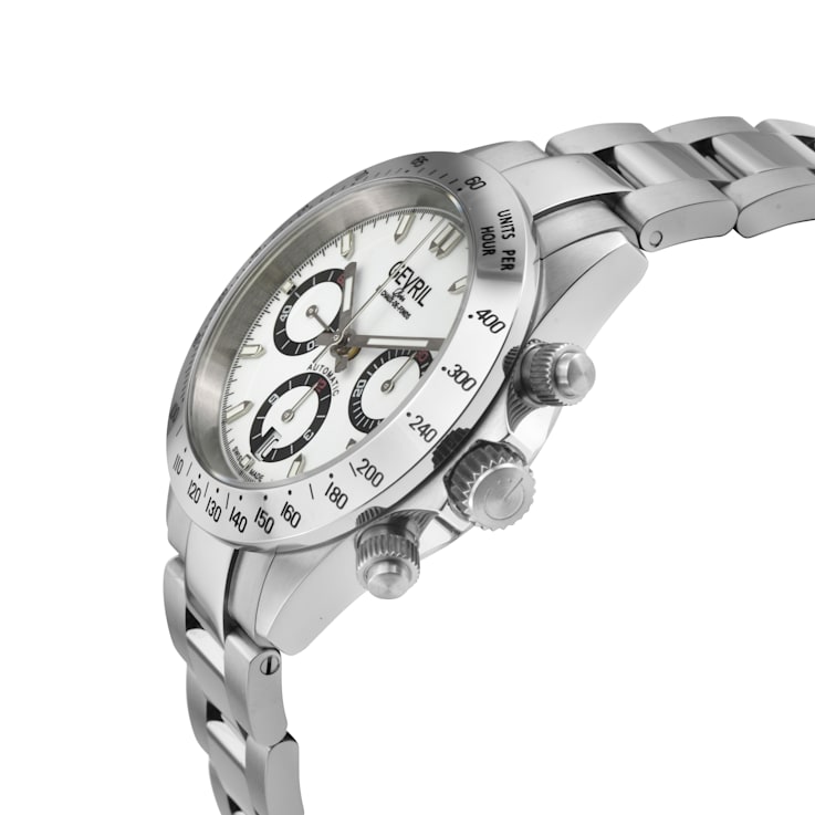 Gevril 44606 Men's New Amsterdam Swiss Automatic Chronograph Watch