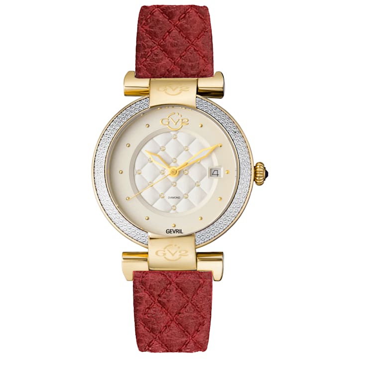 GV2 1501-V4 Women's Berletta Diamond Swiss Quartz Watch
