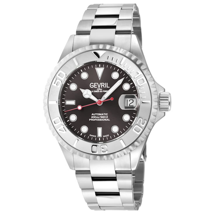 Gevril 4752B Men's Wall Street Swiss Automatic Watch