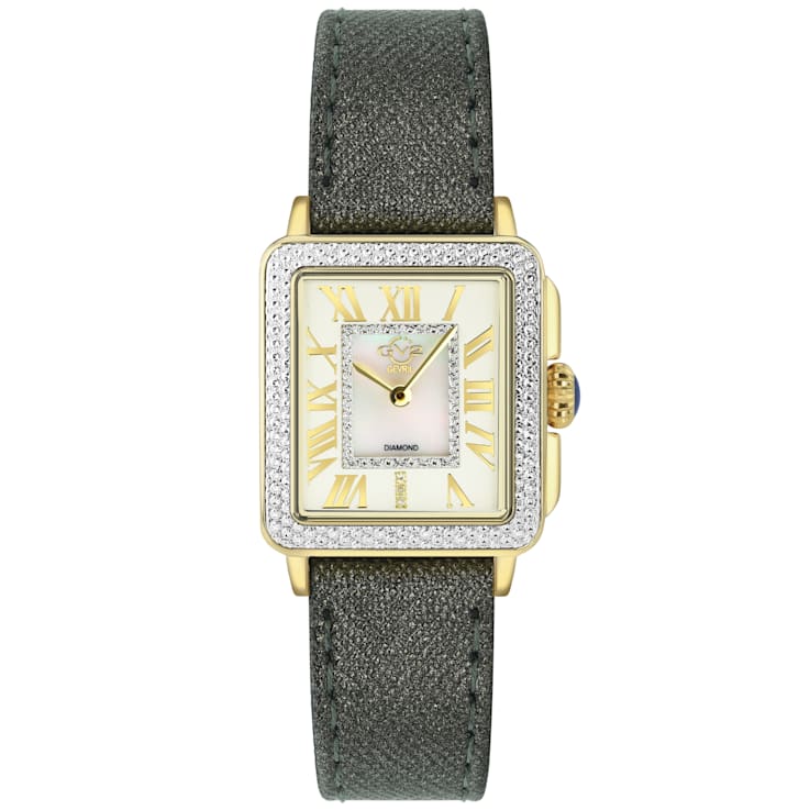 GV2 Padova Women's-Leather Gray Strap