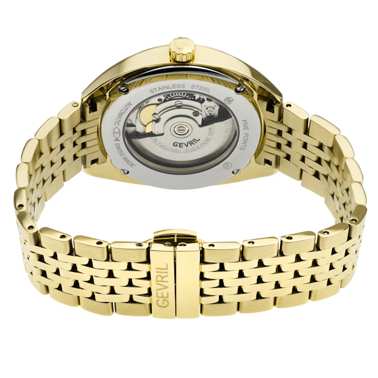 Gevril 48704 Men's Five Points Swiss Automatic Watch
