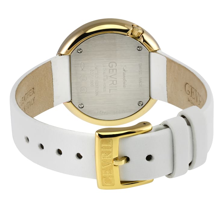 Gevril 12221 Women's Gandria Swiss Quartz Diamond Watch