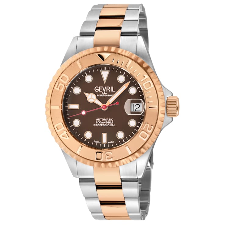Gevril 4753B Men's Wall Street Swiss Automatic Watch