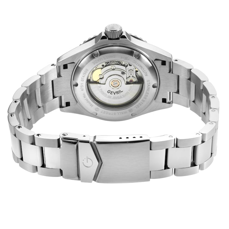 Gevril 4751B Men's Wall Street Swiss Automatic Watch