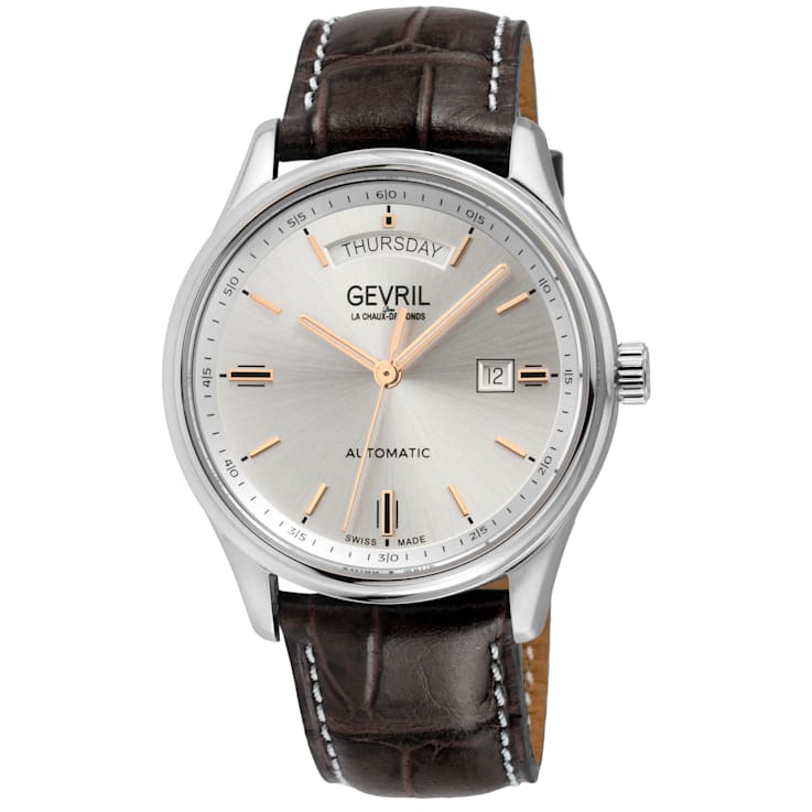 Gevril 48201 Men s Excelsior Swiss Automatic Movement Watch 15LF1A