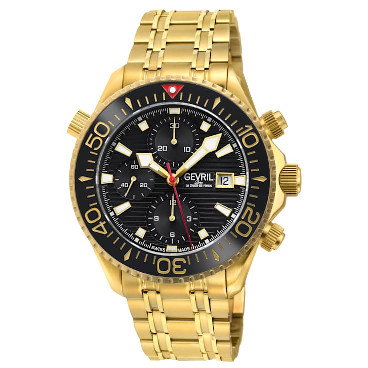 Gevril 48811B Men's Hudson Yards Chronograph Swiss Automatic Watch