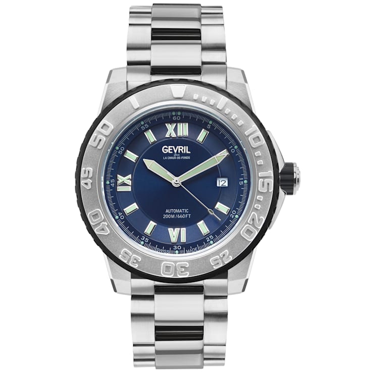 Gevril 3120B Men's Seacloud Automatic Watch - 11S7DA
