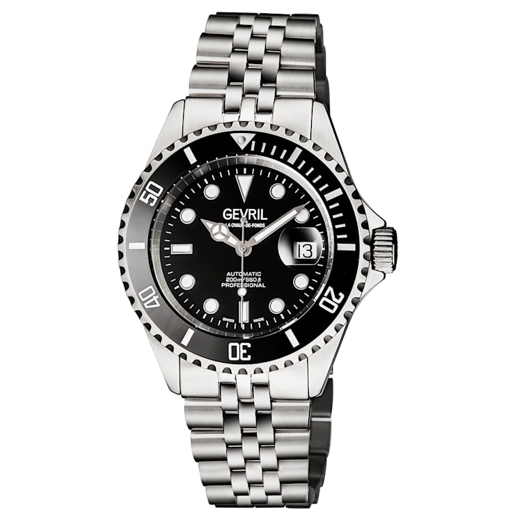 Gevril 4850B Swiss watch from the Wall Street Collection