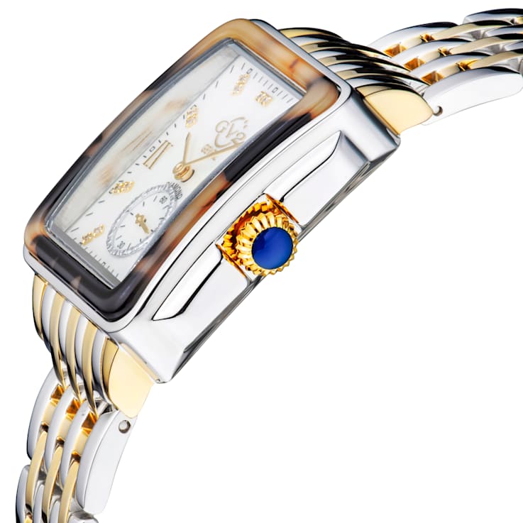 Gv2 women's bari tortoise diamond watch discount