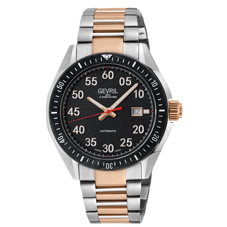 Filippo Loreti Ascari Rose Gold Blue with Unidirectional Bezel with SS Case  (Model: 00548) - Walmart.com