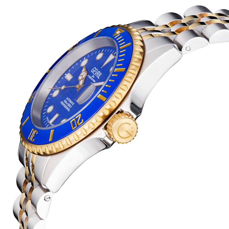 Gevril 4856B Men's Wall Street Stainless Steel Bracelet Watch
