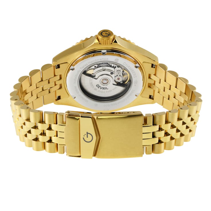 Gevril 42604 Men's Chambers Swiss Automatic Watch