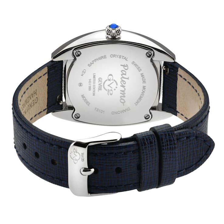 GV2 13101 Palermo Swiss Quartz Diamond Gemstone Watch