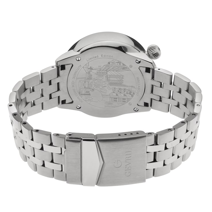 Gevril 48560 Men's Wallabout Solar Compass Swiss Automatic Watch