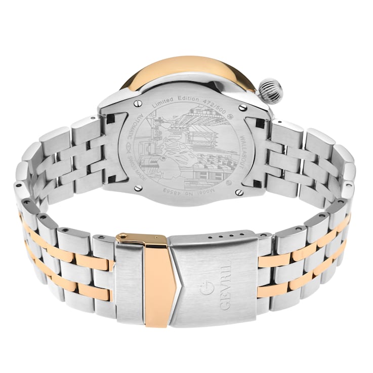 Gevril 48563 Men's Wallabout Solar Compass Swiss Automatic Watch