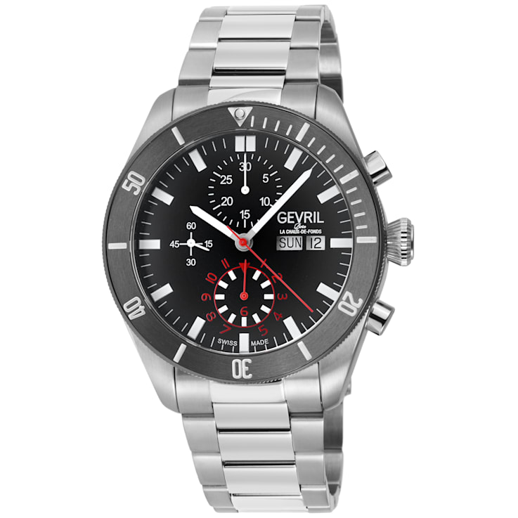 Gevril 48624B Men's Yorkville Chronograph Swiss Automatic Watch