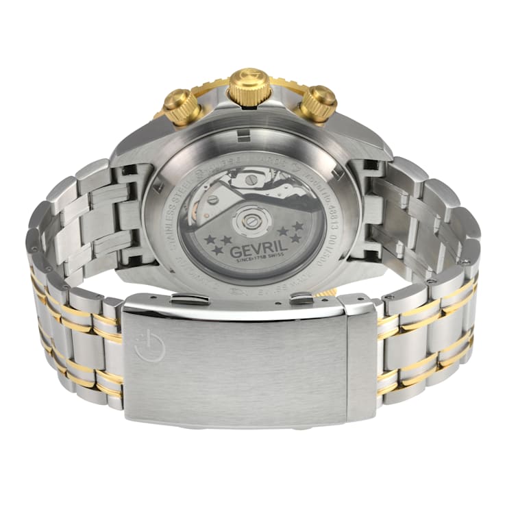 Gevril 48813B Men's Hudson Yards Chronograph Swiss Automatic Watch