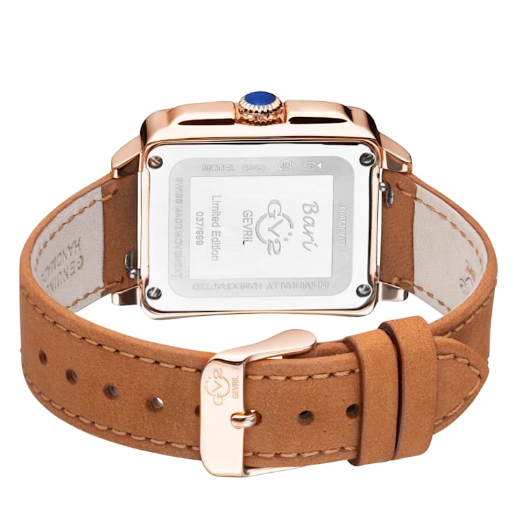 GV2 9245.1 Women's Bari Tortoise Swiss Quartz Diamond Watch