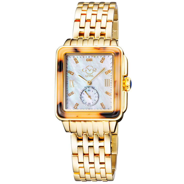GV2 9246B Women s Bari Tortoise Swiss Quartz Diamond Watch 125D8A