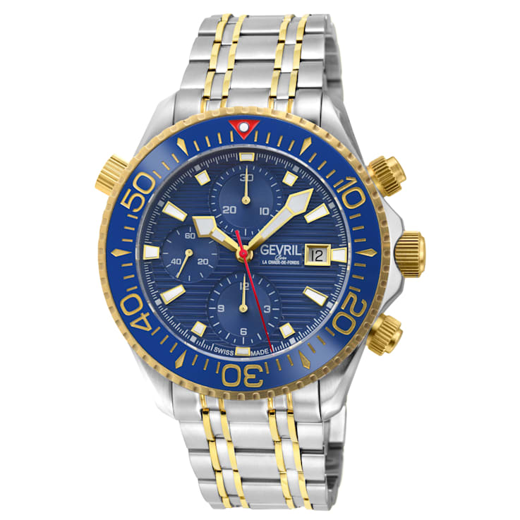 Gevril 48813B Men's Hudson Yards Chronograph Swiss Automatic Watch