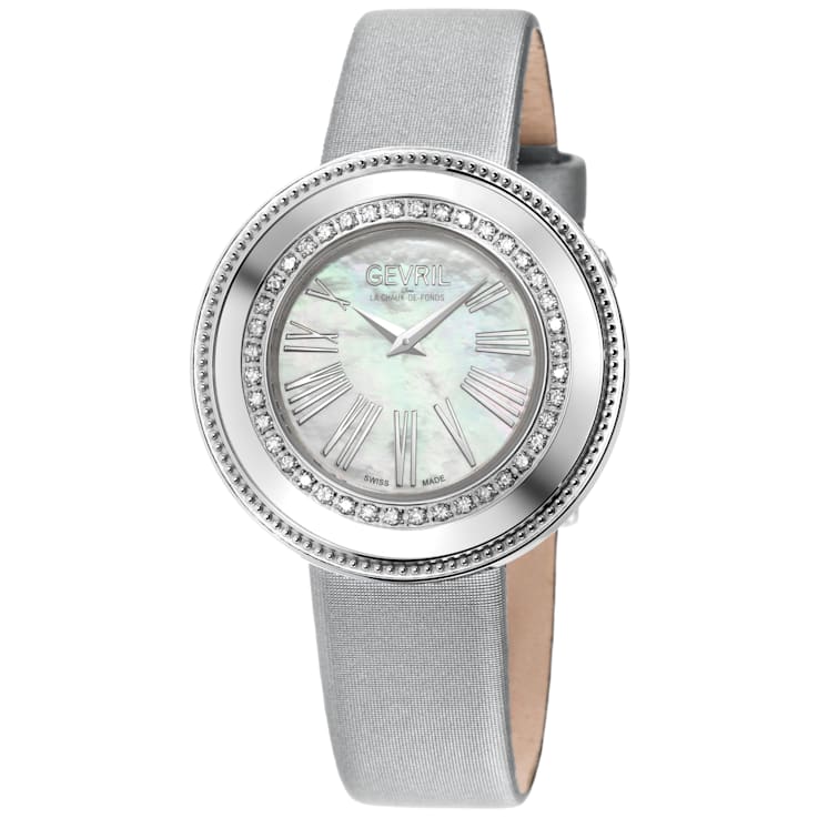 Gevril 12141 Women's Gandria Swiss Quartz Diamond Watch