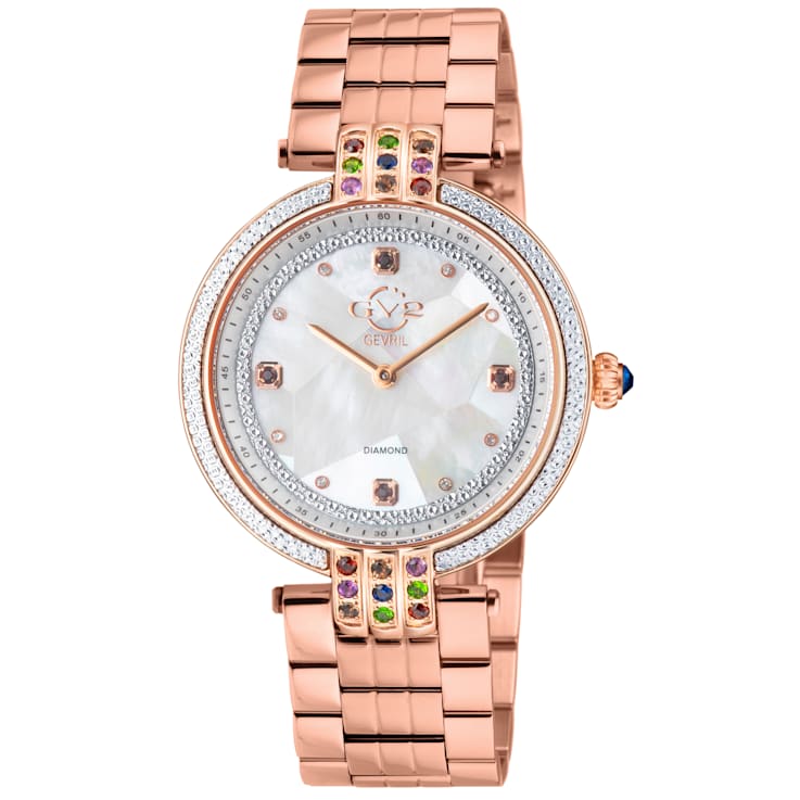 GV2 12805B Women's Matera Gemstone Diamond Watch