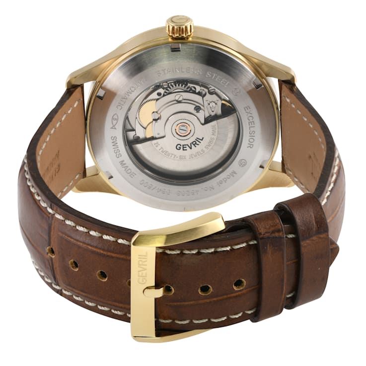 Gevril 48203 Men's Excelsior Swiss Automatic Movement Watch