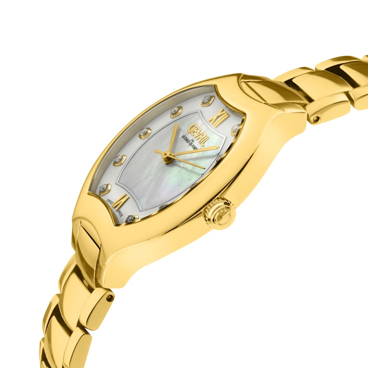 Gevril 10057 Women's Morcote Swiss Quartz Diamond Watch