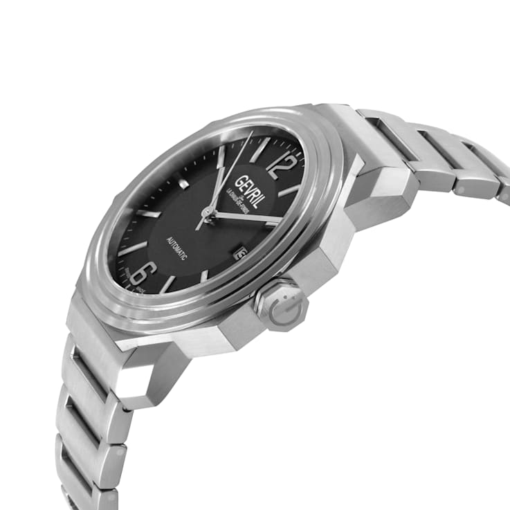 Gevil 46532B Men's Roosevelt Titanium Swiss Automatic Watch