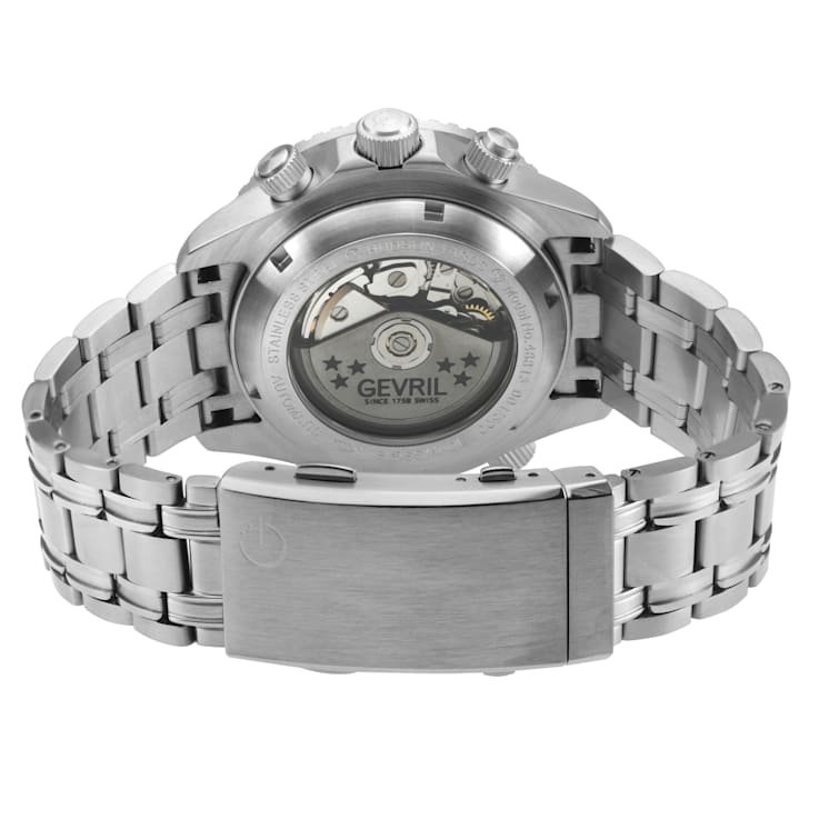 Gevril 48810B Men's Hudson Yards Chronograph Swiss Automatic Watch