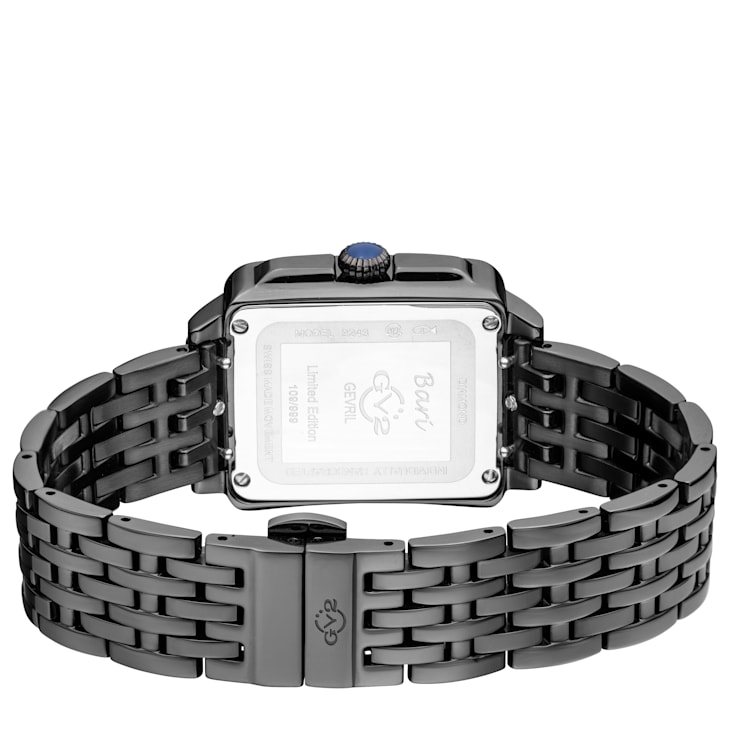 GV2 9243B Women's Bari Tortoise Swiss Quartz Diamond Watch