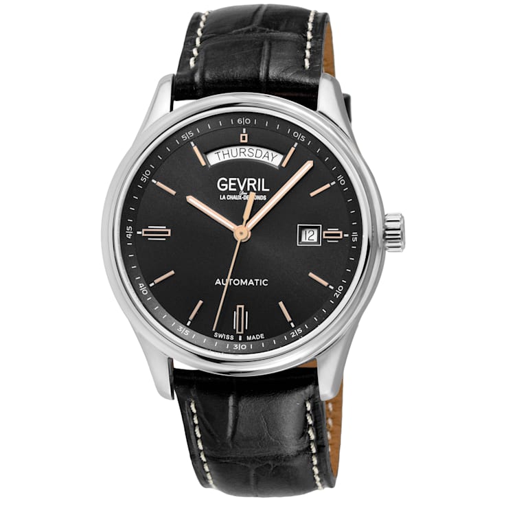 Gevril 48200 Men's Excelsior Swiss Automatic Movement Watch