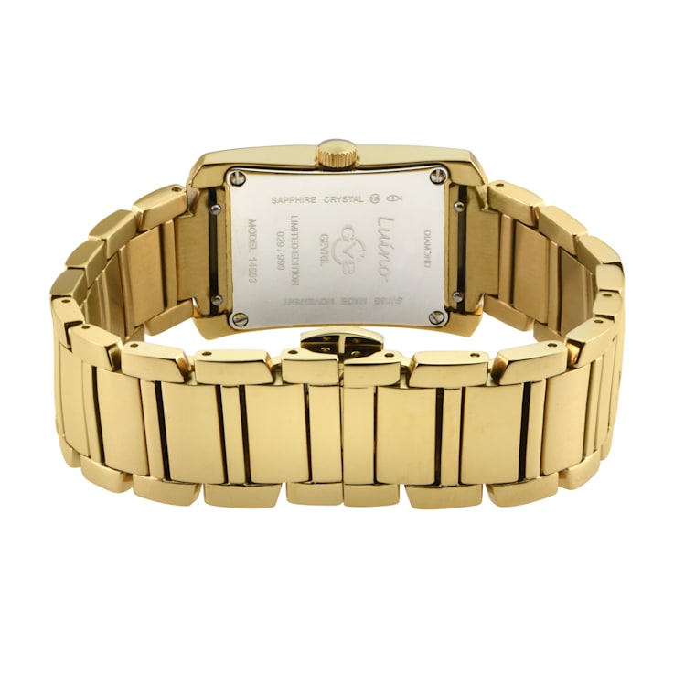 GV2 Womens Luino Diamond White MOP Dial, 316L Stainless Steel IPYG
Bracelet  Watch