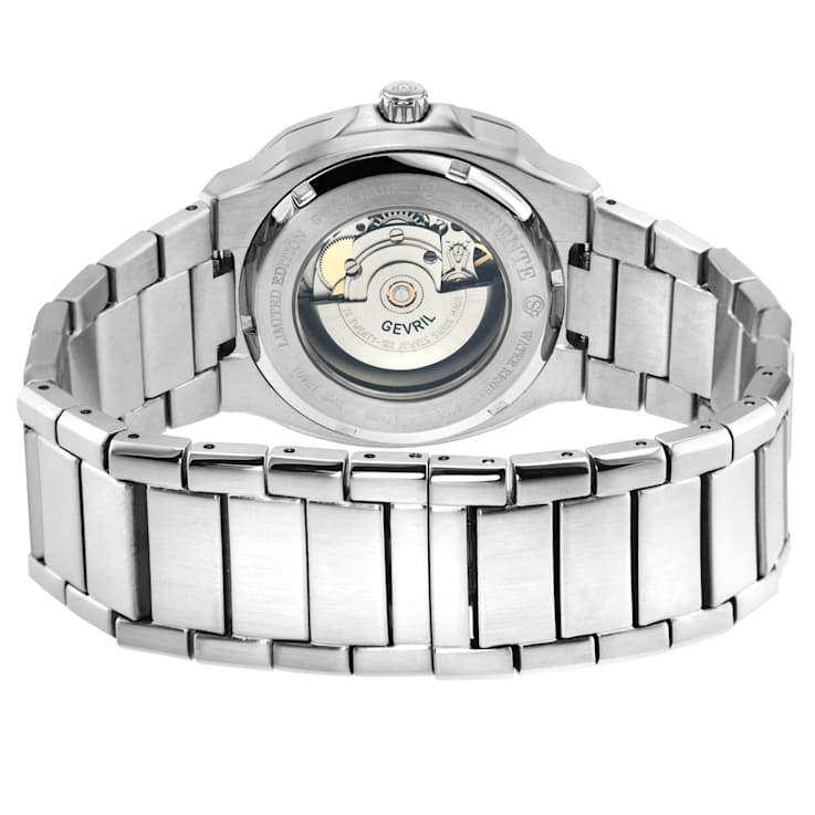 GV2 Men's Potente Moon Phase Swiss Automatic Watch, Stainless Steel  Bracelet