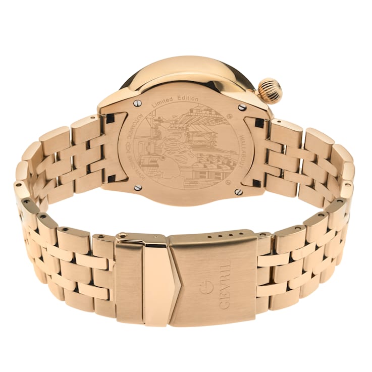 Gevril 48564 Men's Wallabout Solar Compass Swiss Automatic Watch
