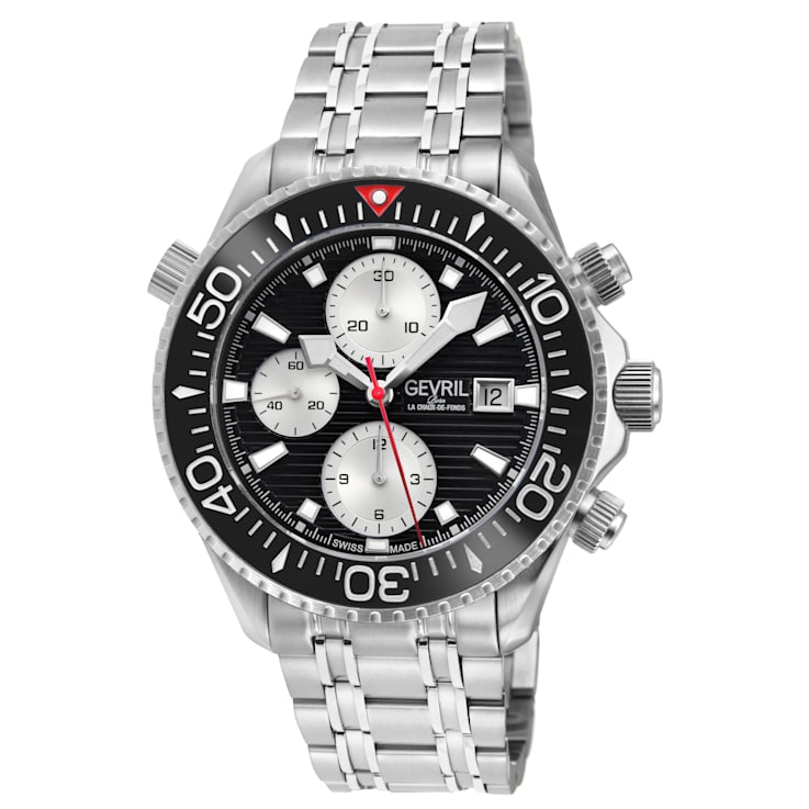 Gevril 48814B Men's Hudson Yards Chronograph Swiss Automatic Watch