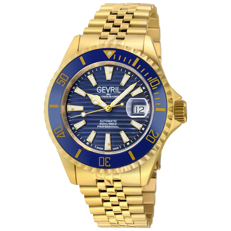 Gevril 42604 Men's Chambers Swiss Automatic Watch