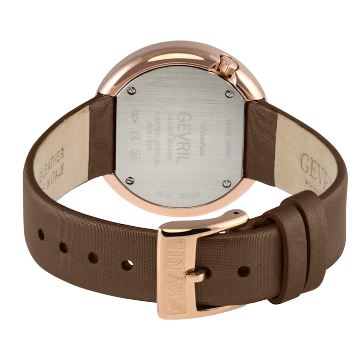 Gevril 12151 Women's Gandria Swiss Quartz Diamond Watch