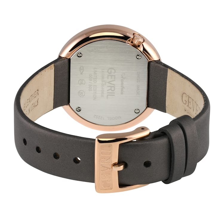 Gevril 12252 Women's Gandria Swiss Quartz Diamond Watch