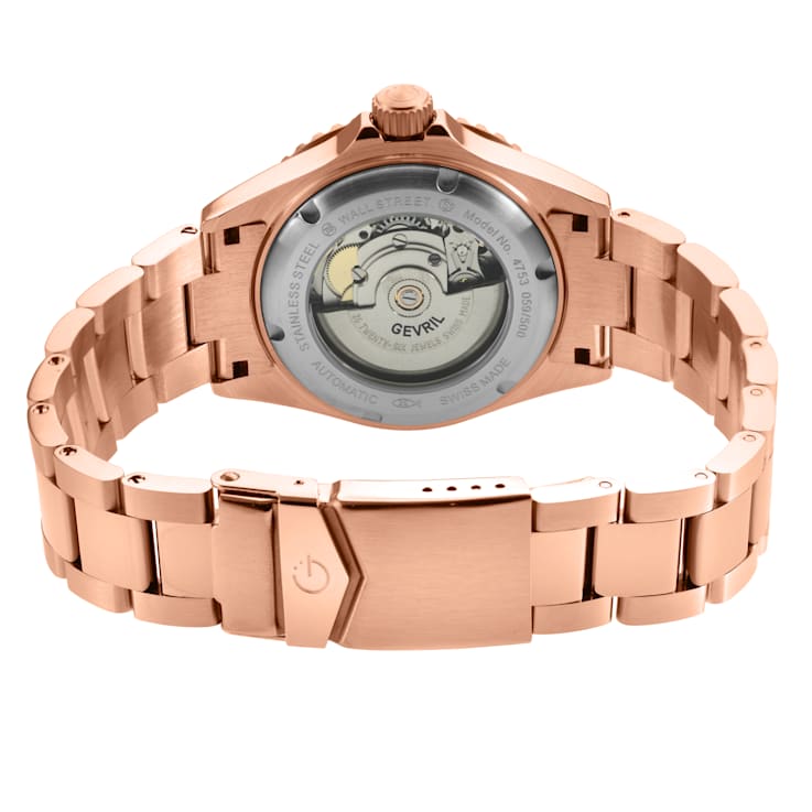 Gevril 4757B Men's Wall Street Swiss Automatic Watch