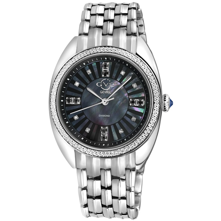 GV2 13100B Palermo Swiss Quartz Diamond Gemstone Watch