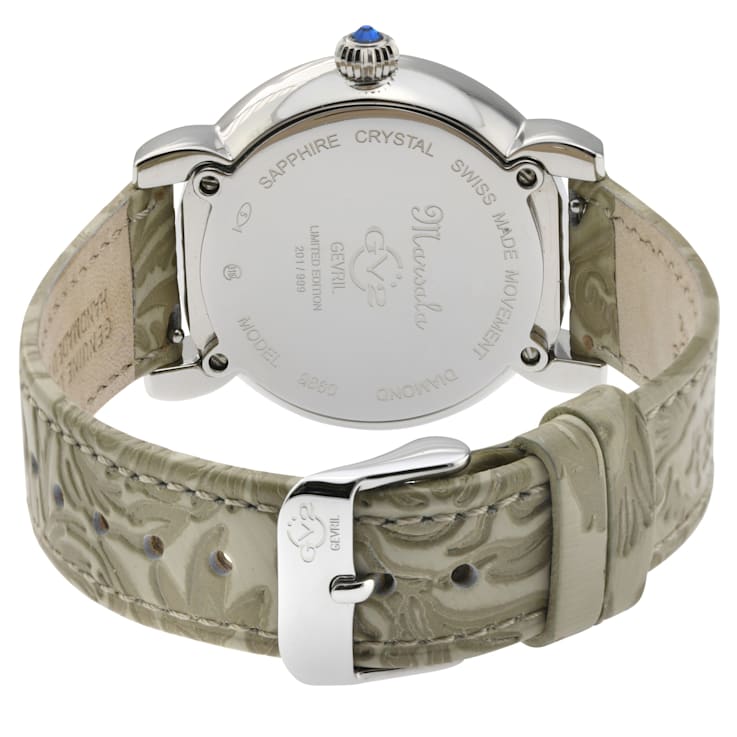 GV2 Womens Marsala leather watch