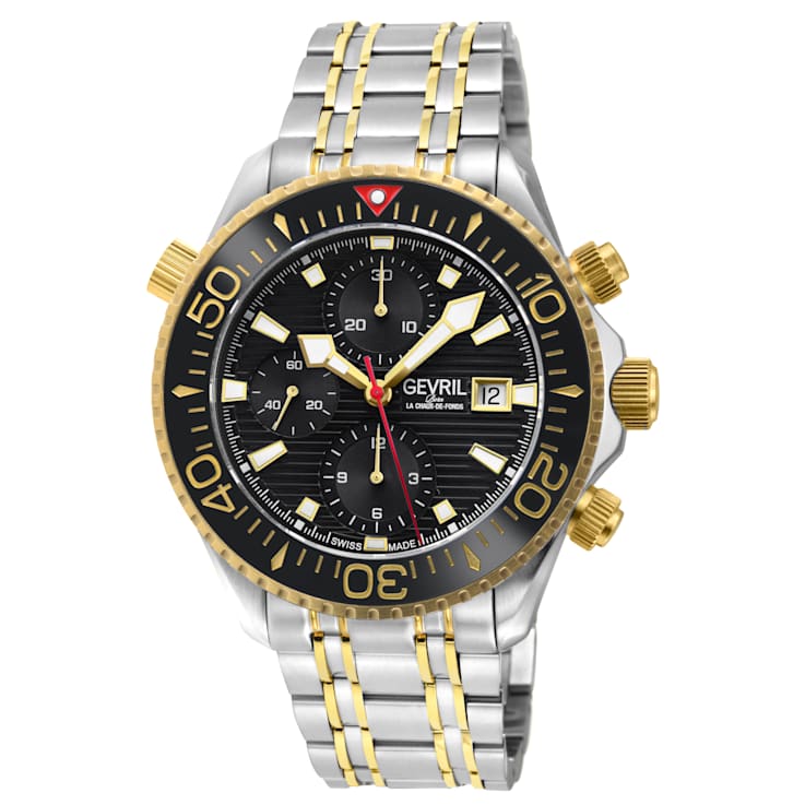 Gevril 48812B Men's Hudson Yards Chronograph Swiss Automatic Watch