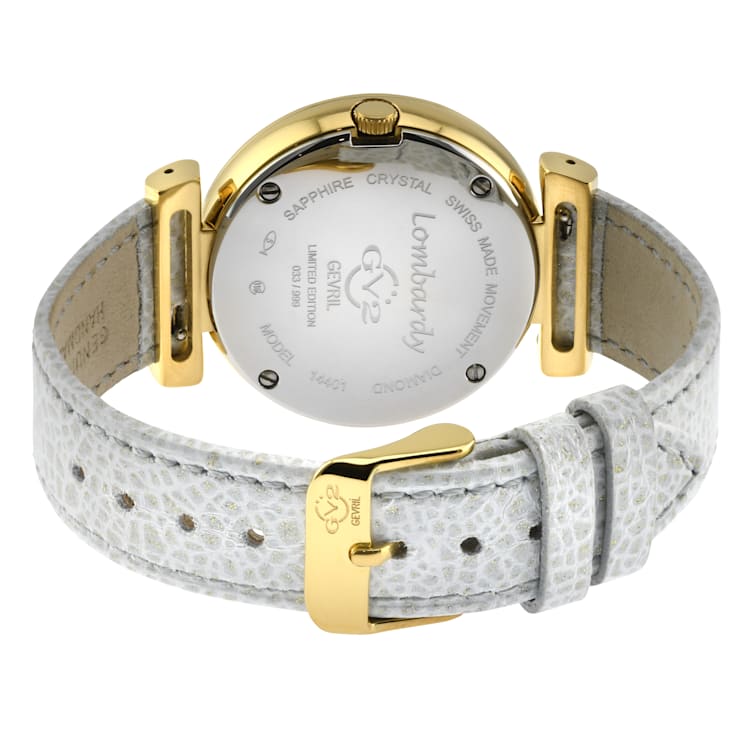 GV2 Womens Lombardy White  strap.