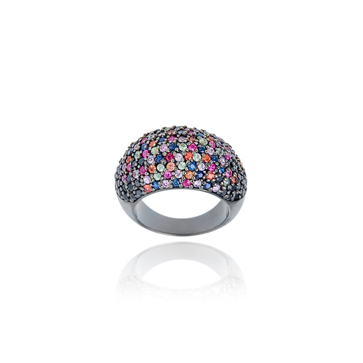 MCL Design Berry Sapphire Stardust Pave Ring