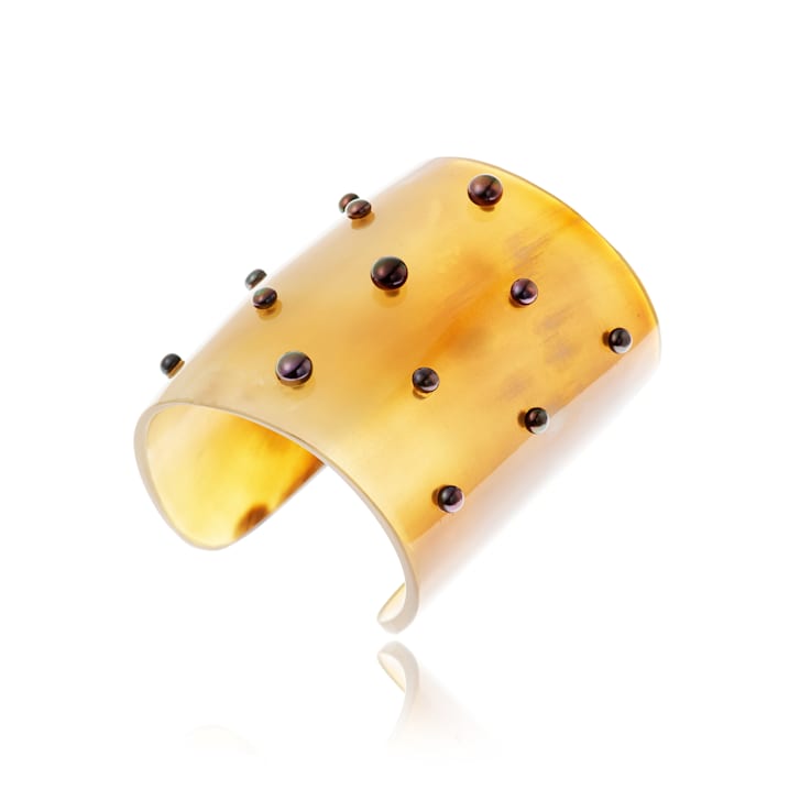 MCL Design Black Pearl Cuff Bracelet