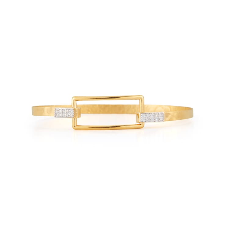 14K Gold 0.16 ct. tw. Diamond Bangle